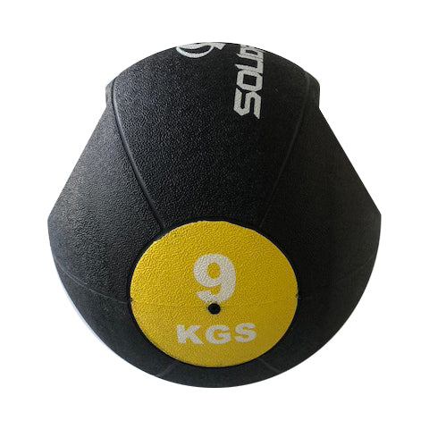 HyperFX 9kg Medicine Ball - Double Grip - Black