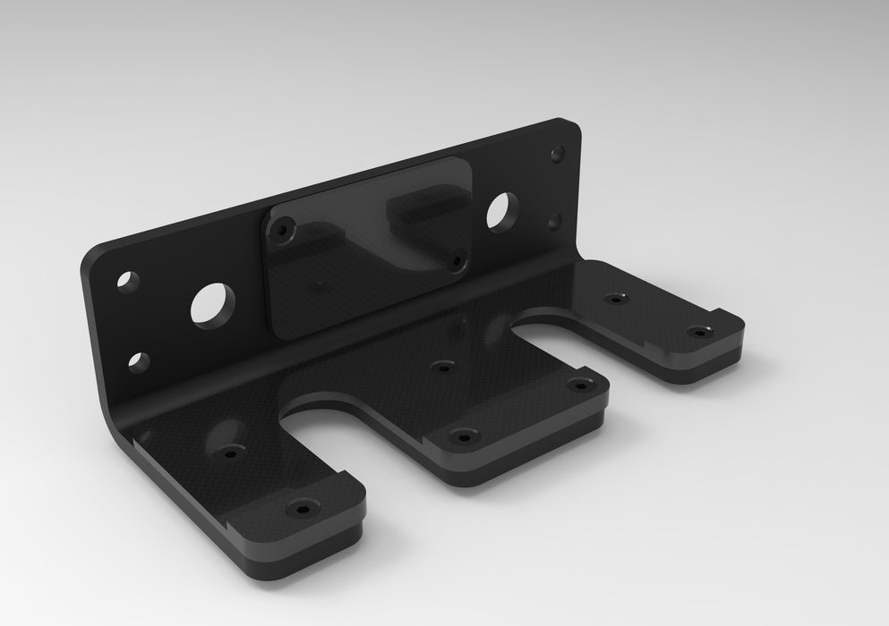 HYPERFX Wall Mounted Vertical 2 Bar Hanger