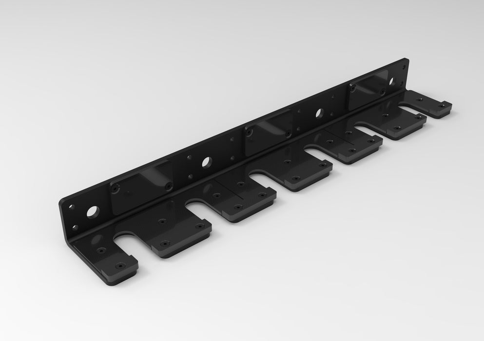 HYPERFX Wall Mounted Vertical 6 Bar Hanger