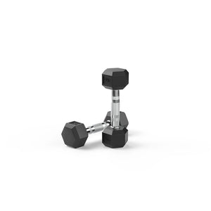 Torque Dumbbell, Rubber Hexagon - 3 Kg