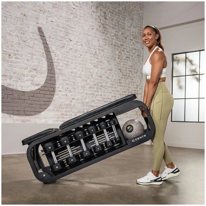 Centr Fusion Bench with Weight Storage