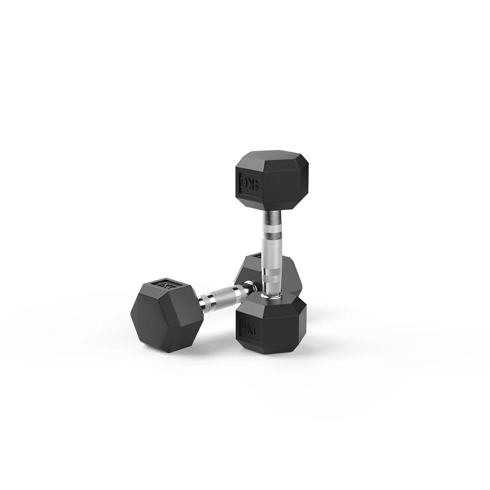 Torque Dumbbell, Rubber Hexagon - 10 Lb/4.5 Kg