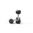 Torque Dumbbell, Rubber Hexagon - 10 Lb/4.5 Kg