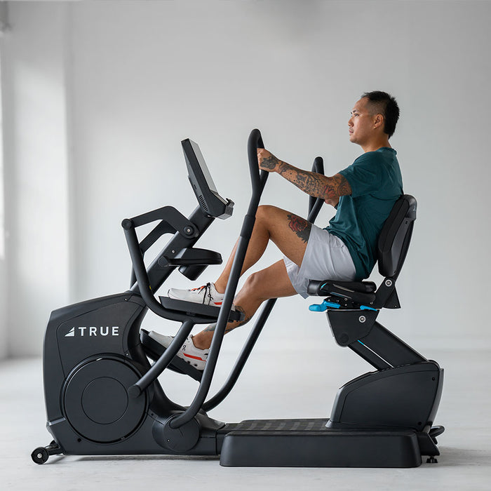True Fitness Apex Recumbent Elliptical with Unite 10 Console