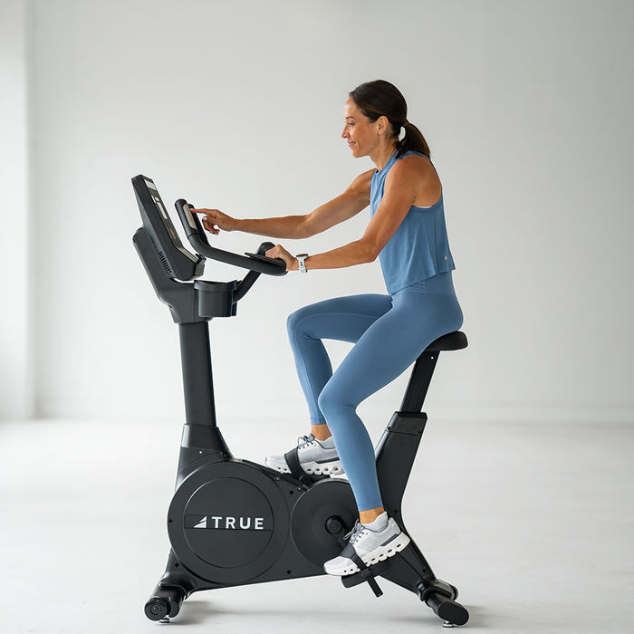 True Fitness Gravity Upright Bike with Unite LED Console