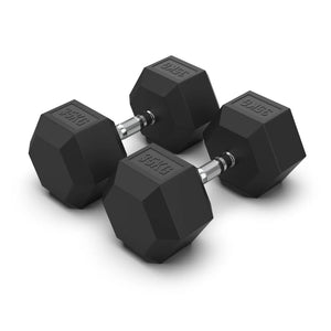 Torque Dumbbell, Rubber Hexagon - 35 Kg