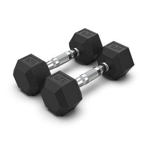 Torque Dumbbell, Rubber Hexagon - 4 Kg