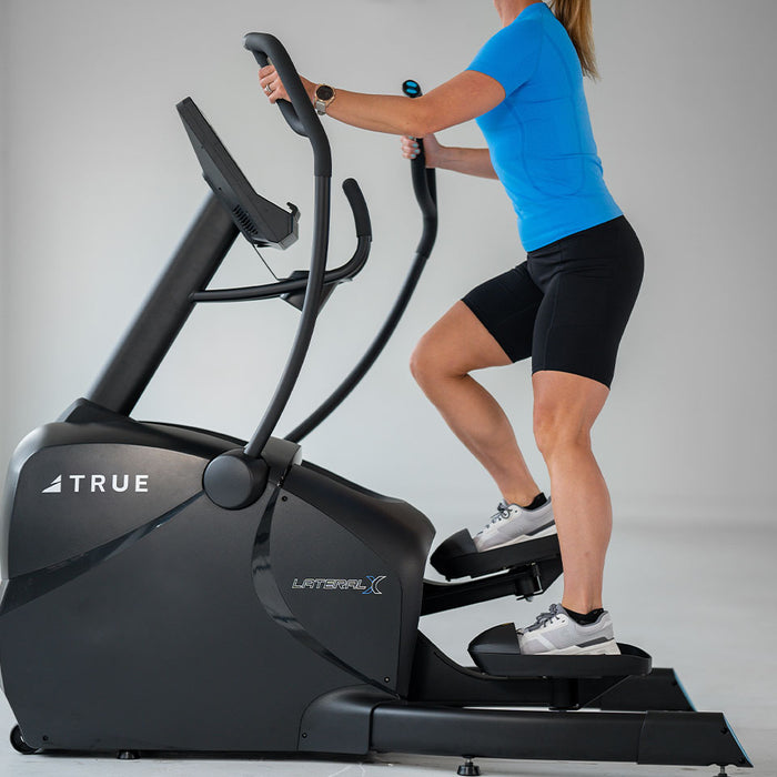 True Fitness Lateral X Elliptical with Unite 10 Console