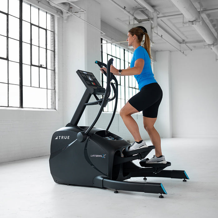 True Fitness Lateral X Elliptical with Unite LED Console