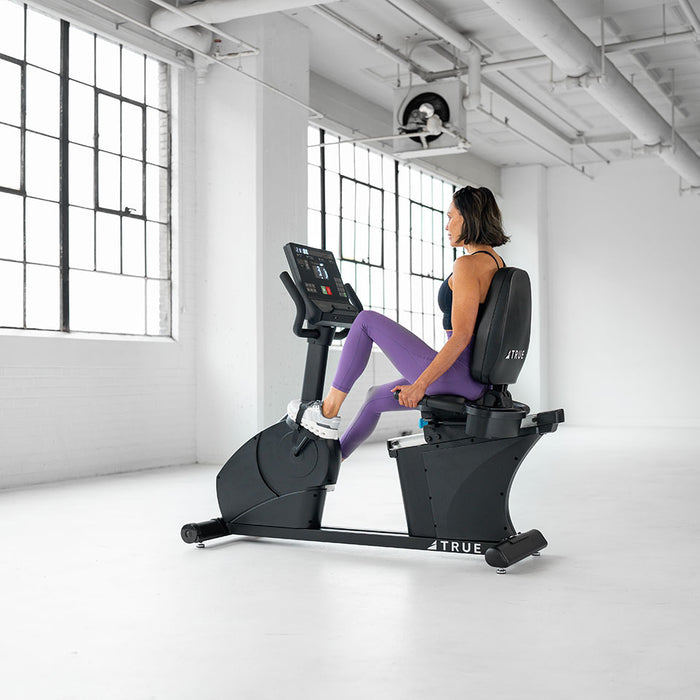 True Fitness Launch Recumbent Bike with Unite LED Console