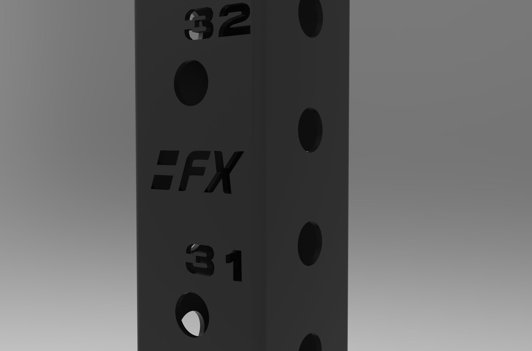 HYPERFX Crossfit Rig Upright 2.7 Pair (Black)