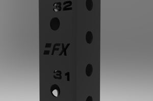 HYPERFX Crossfit Rig Upright 2.7 Pair (Black)