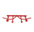 HYPERFX The Grid Crown Pull Up Bar (Red)