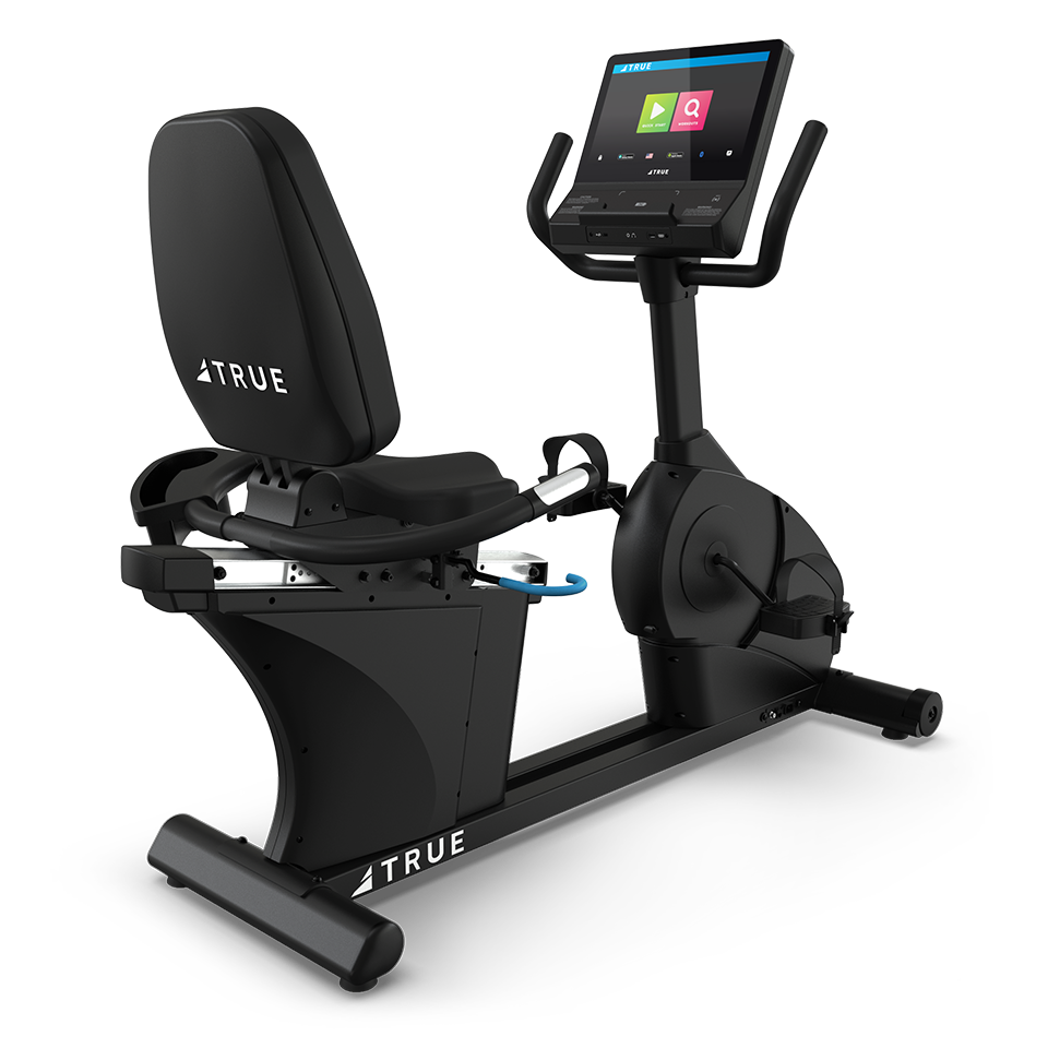 True Fitness Gravity Recumbent Bike with Unite LED Console