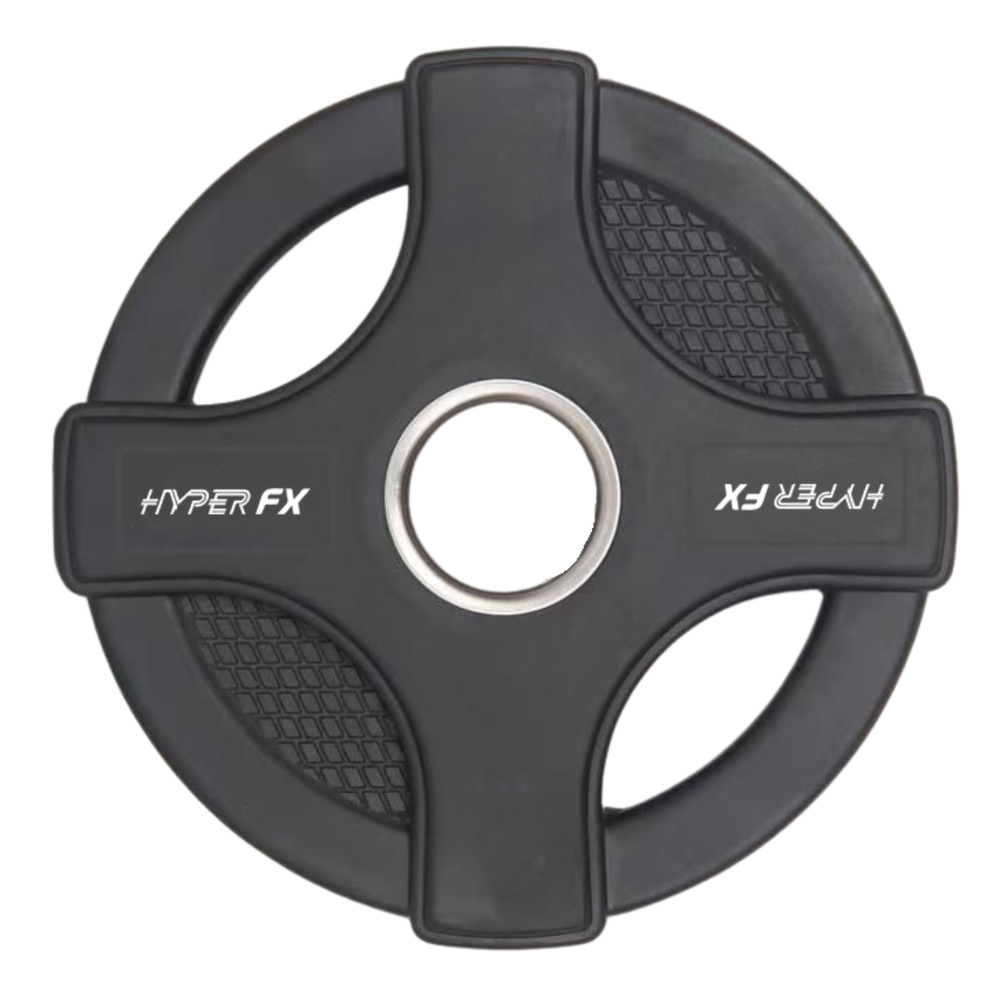 HyperFX 10kg Olympic Rubber Weight Plate