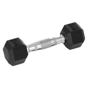 Torque Dumbbell, Rubber Hexagon - 2 Kg