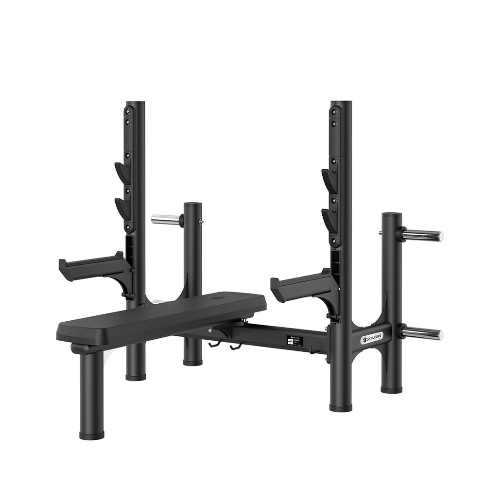 Skelcore Flat Olympic Bench With Safety Bar