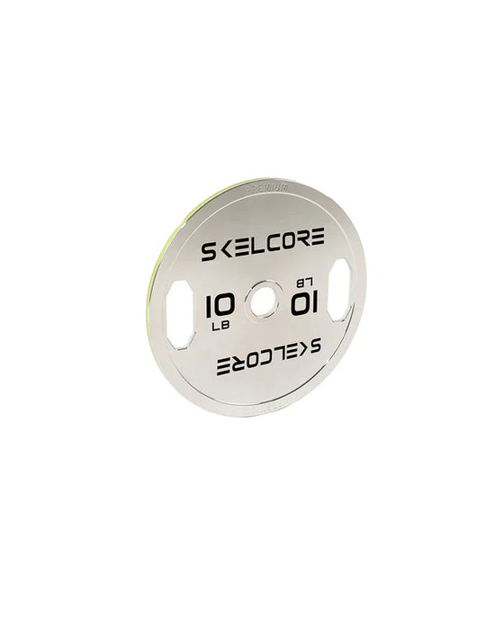 Skelcore 15Kg Chrome Steel Powerlifting Weight Plate