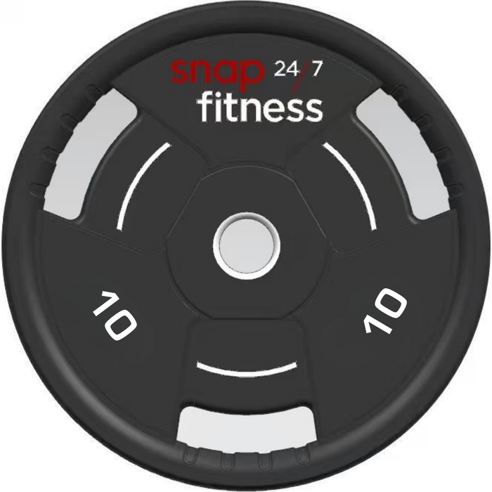 Snap Fitness 10kg CPU Urethane Olympic Plate