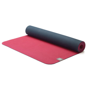 Eco Yoga Mat - Maroon/Charcoal