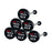 Snap Fitness 12.5Kg to 37.5Kg EZ barbells - White Logo