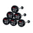 Snap Fitness 12.5Kg to 37.5Kg EZ barbells - Gray Logo