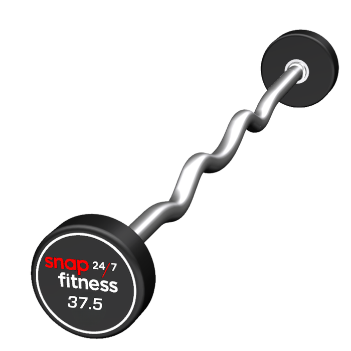 37.5kg Urethane  EZ Curl Barbell