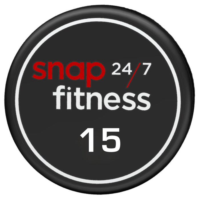 Snap Fitness 15kg CPU Urethane Moulded DB