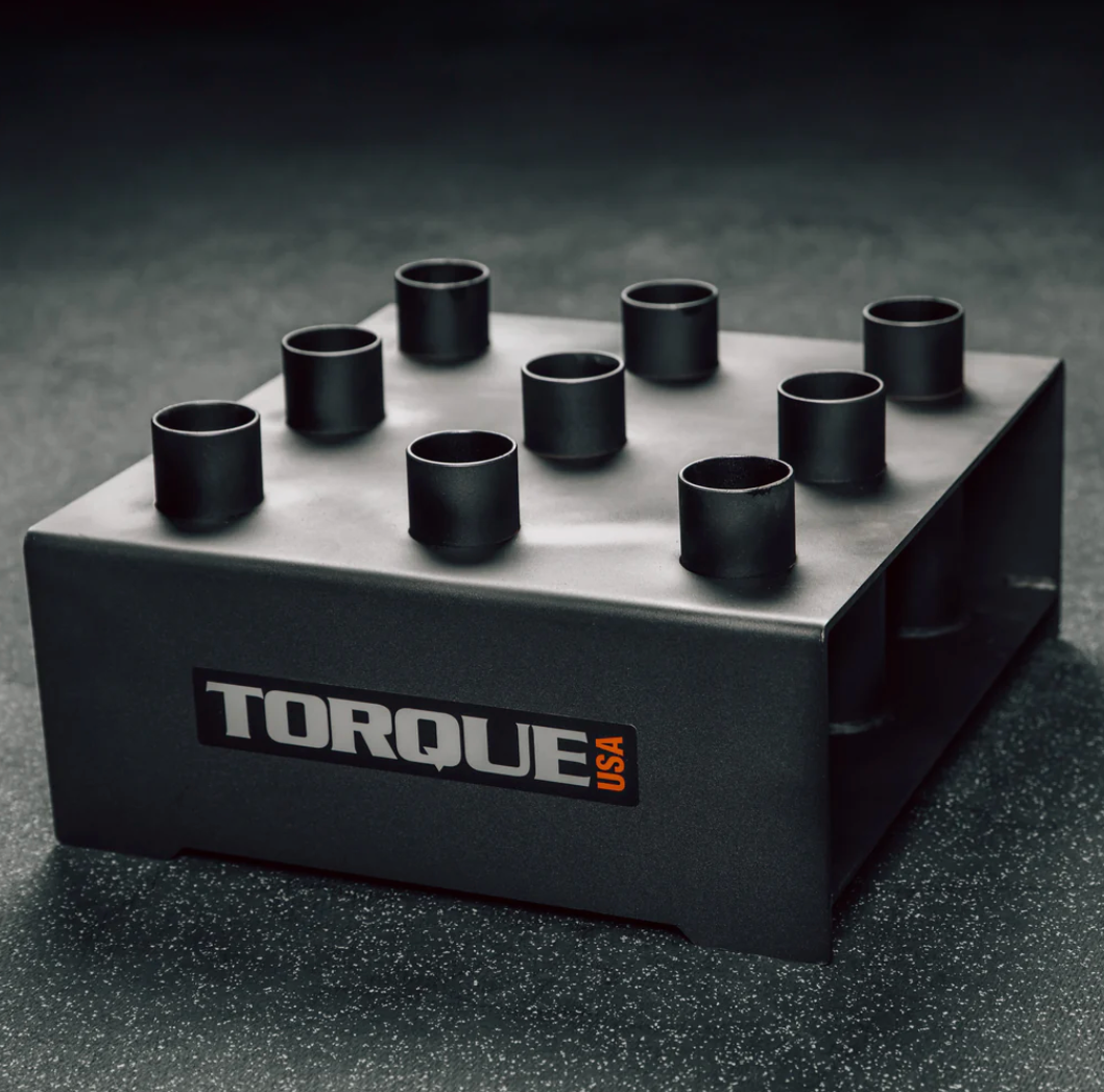 Torque Vertical Barbell Storage - 10 Barbells (2 Pieces - Pair) (Storm Grey)