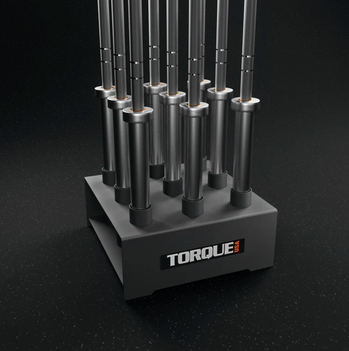 Torque Vertical Barbell Storage - 10 Barbells (2 Pieces - Pair) (Storm Grey)