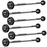 HyperFX 10Kg to 35Kg straight barbells - Black