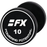 HyperFX 10kg Urethane Moulded DB - Black