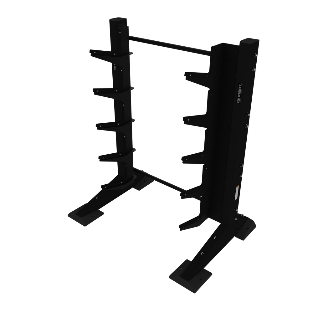 Torque X-Create 1- Module Wall 10 Barbell Storage Rack (Black Satin)