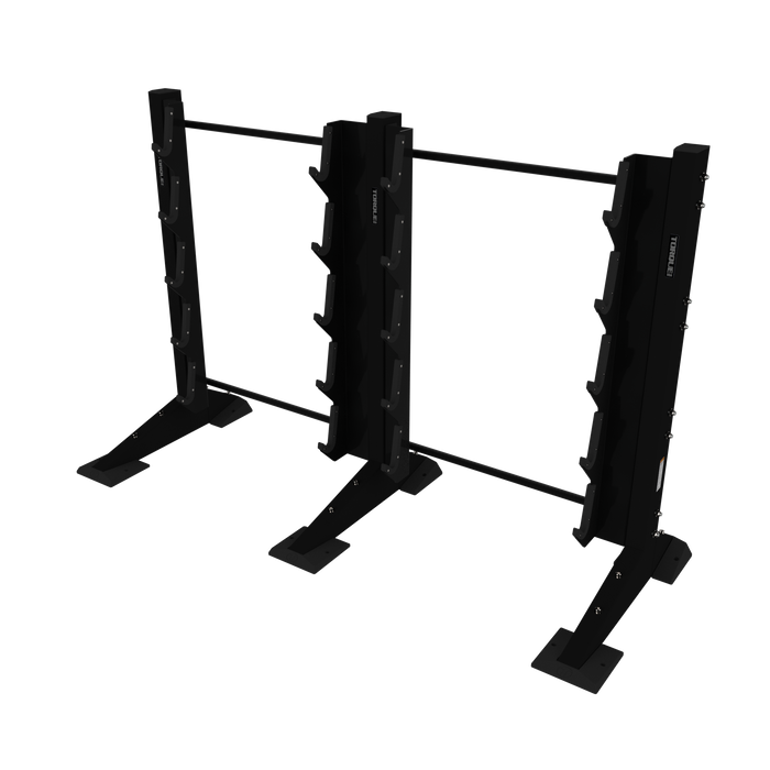 Torque X-Create 2-Module Wall 10 Barbell Rack (Black Satin)