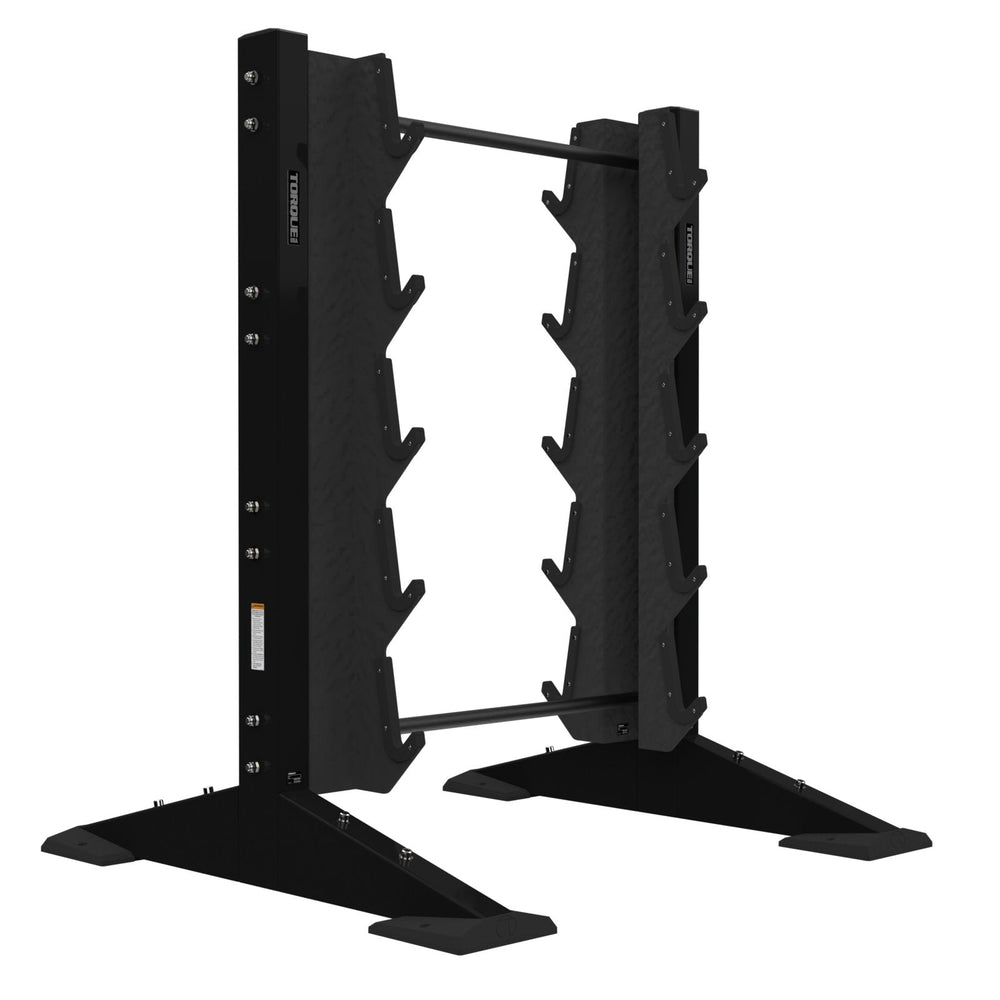 Torque X-Create 2-Sided Center 10 Barbell Rack (Black Satin)