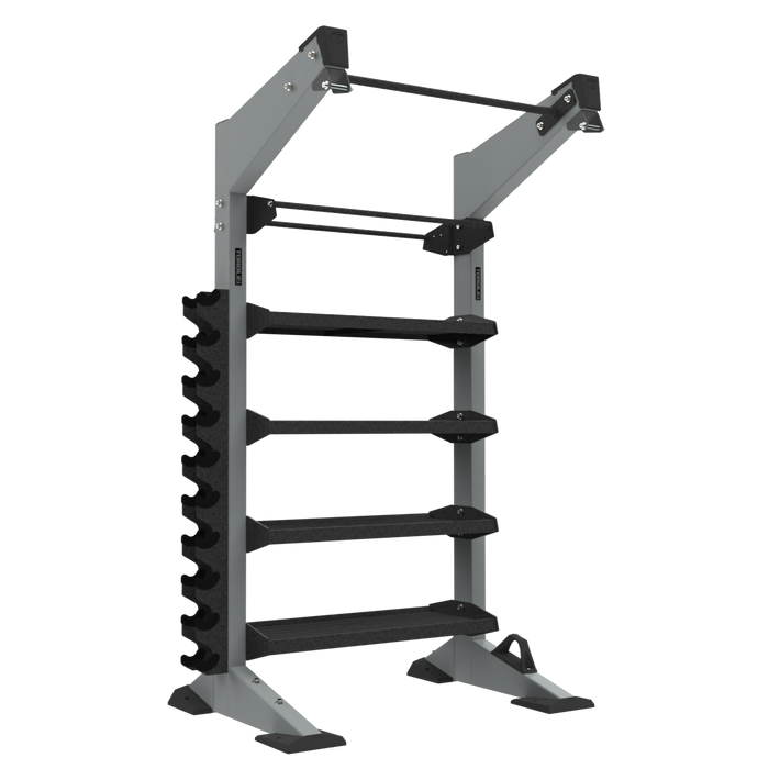 Torque Vertical Dumbbell Storage - 5 Pair (Storm Grey)